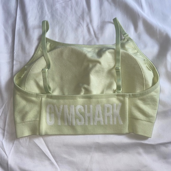 Gymshark Other - GymShark Flex Strappy Sports Bra Light Green Marl